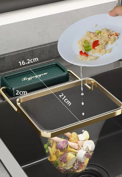 EazyDrain™ Kitchen Sink Strainer Starter Kit (Holder + 50 Mesh)