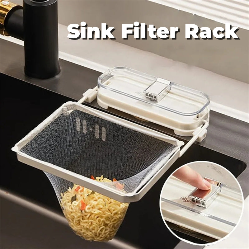 EazyDrain™ Kitchen Sink Strainer Starter Kit (Holder + 50 Mesh)
